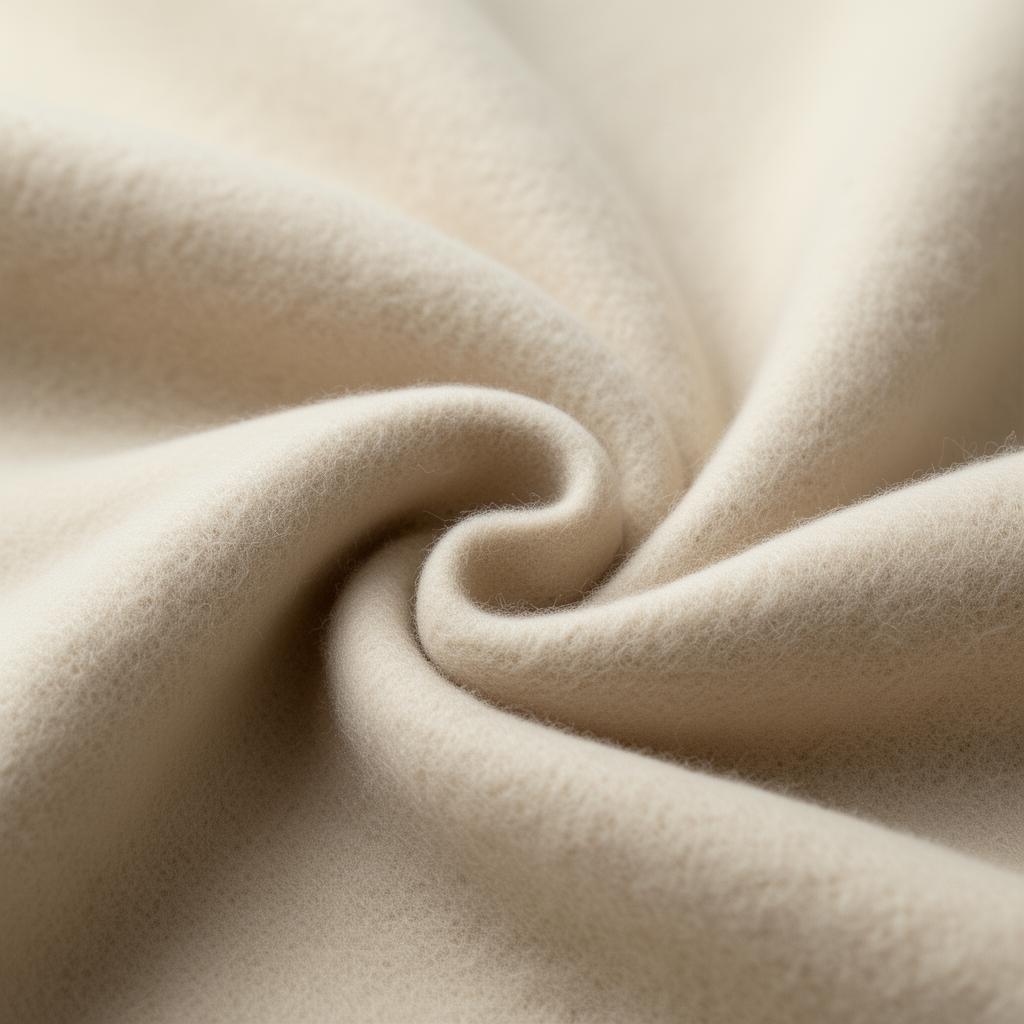 Close-up of premium fleece fabric
