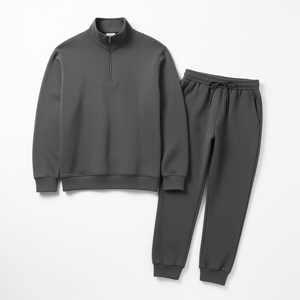 Plain quarter-zip sets