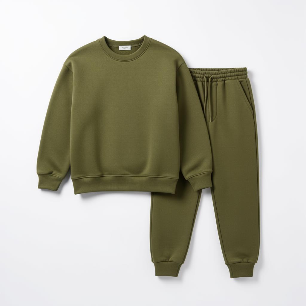Plain sweatshirt tracksuits